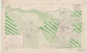Mapa de los barrios y cuarteles de San José en 1841