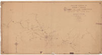 Plano de las carreteras centrales de Costa Rica